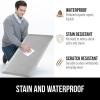 imageGORILLA GRIP Comfortable Cushioned Kitchen Mats for Floor 39x20 Waterproof and Stain Resistant Soft Top 34 Inch Thick Ergonomic Standing Desk Anti Fatigue Mat Foam Supports Ankles and Feet BlackLight Gray