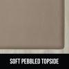 imageGORILLA GRIP Comfortable Cushioned Kitchen Mats for Floor 39x20 Waterproof and Stain Resistant Soft Top 34 Inch Thick Ergonomic Standing Desk Anti Fatigue Mat Foam Supports Ankles and Feet BlackBeige
