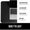 imageGORILLA GRIP Desk Mat Non Slip and Heat Resistant Mouse Pad Soft PU Leather Pads Dual Sided Blotter Desktop Protector Covers for Home Office Keyboard Laptop Computer and Writing 236x137 Black