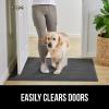 imageGORILLA GRIP Dirt Grabber Mesh Doormat LowProfile Stain and Fade Resistant Heavy Duty Quick Dry Striped Doormats Mats for Indoor or Outdoor Entry Shoe Scraper Garage Entrance Mat 47x35 Dark GrayDark Gray