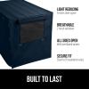 imageGORILLA GRIP Dog Crate Covers Compatible with Amazon Basics Dog Crates All Sides Open Privacy Cover Fits 36quot Wire Kennel Breathable Mesh Windows Light Reducing Puppy Training Cage Topper BlackNavy
