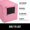 imageGORILLA GRIP Dog Crate Covers Compatible with Amazon Basics Dog Crates All Sides Open Privacy Cover Fits 36quot Wire Kennel Breathable Mesh Windows Light Reducing Puppy Training Cage Topper BlackPink