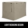 imageGORILLA GRIP Dog Crate Covers Compatible with Amazon Basics Dog Crates All Sides Open Privacy Cover Fits 36quot Wire Kennel Breathable Mesh Windows Light Reducing Puppy Training Cage Topper BlackLight Taupe