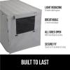 imageGORILLA GRIP Dog Crate Covers Compatible with Amazon Basics Dog Crates All Sides Open Privacy Cover Fits 36quot Wire Kennel Breathable Mesh Windows Light Reducing Puppy Training Cage Topper BlackGray