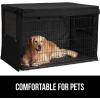 imageGORILLA GRIP Dog Crate Covers Compatible with Amazon Basics Dog Crates All Sides Open Privacy Cover Fits 36quot Wire Kennel Breathable Mesh Windows Light Reducing Puppy Training Cage Topper BlackBlack