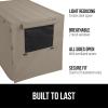 imageGORILLA GRIP Dog Crate Covers Compatible with Amazon Basics Dog Crates All Sides Open Privacy Cover Fits 36quot Wire Kennel Breathable Mesh Windows Light Reducing Puppy Training Cage Topper BlackLight Taupe