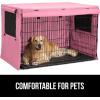 imageGORILLA GRIP Dog Crate Covers Compatible with Amazon Basics Dog Crates All Sides Open Privacy Cover Fits 36quot Wire Kennel Breathable Mesh Windows Light Reducing Puppy Training Cage Topper BlackPink