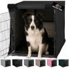 imageGORILLA GRIP Dog Crate Covers Compatible with Amazon Basics Dog Crates All Sides Open Privacy Cover Fits 36quot Wire Kennel Breathable Mesh Windows Light Reducing Puppy Training Cage Topper BlackBlack
