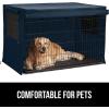 imageGORILLA GRIP Dog Crate Covers Compatible with Amazon Basics Dog Crates All Sides Open Privacy Cover Fits 36quot Wire Kennel Breathable Mesh Windows Light Reducing Puppy Training Cage Topper BlackNavy