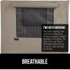 imageGORILLA GRIP Dog Crate Covers Compatible with Amazon Basics Dog Crates All Sides Open Privacy Cover Fits 36quot Wire Kennel Breathable Mesh Windows Light Reducing Puppy Training Cage Topper BlackLight Taupe