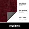 imageGORILLA GRIP Dog Doormat Absorbent Doormats for Muddy Dogs Paws 36x24 Machine Washable Soakstopper Rugs Cleaner Floors US Designed Pet Bed Door Mat Indoor Entrance Pets Rug Paw GrayBurgundy