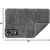 imageGORILLA GRIP Dog Doormat Absorbent Doormats for Muddy Dogs Paws 36x24 Machine Washable Soakstopper Rugs Cleaner Floors US Designed Pet Bed Door Mat Indoor Entrance Pets Rug Paw GrayGrey
