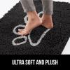 imageGORILLA GRIP Dog Doormat Absorbent Doormats for Muddy Dogs Paws 36x24 Machine Washable Soakstopper Rugs Cleaner Floors US Designed Pet Bed Door Mat Indoor Entrance Pets Rug Paw GrayBlack White