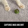 imageGORILLA GRIP Dog Doormat Absorbent Doormats for Muddy Dogs Paws 36x24 Machine Washable Soakstopper Rugs Cleaner Floors US Designed Pet Bed Door Mat Indoor Entrance Pets Rug Paw GrayLight Gray