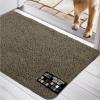 imageGORILLA GRIP Dog Doormat Absorbent Doormats for Muddy Dogs Paws 36x24 Machine Washable Soakstopper Rugs Cleaner Floors US Designed Pet Bed Door Mat Indoor Entrance Pets Rug Paw GrayCappuccino