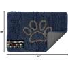 imageGORILLA GRIP Dog Doormat Absorbent Doormats for Muddy Dogs Paws 36x24 Machine Washable Soakstopper Rugs Cleaner Floors US Designed Pet Bed Door Mat Indoor Entrance Pets Rug Paw GrayNavy Cappuccino