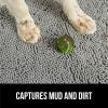 imageGORILLA GRIP Dog Doormat Absorbent Doormats for Muddy Dogs Paws 36x24 Machine Washable Soakstopper Rugs Cleaner Floors US Designed Pet Bed Door Mat Indoor Entrance Pets Rug Paw GrayGrey