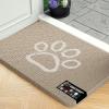 imageGORILLA GRIP Dog Doormat Absorbent Doormats for Muddy Dogs Paws 36x24 Machine Washable Soakstopper Rugs Cleaner Floors US Designed Pet Bed Door Mat Indoor Entrance Pets Rug Paw GrayBeige Ivory
