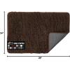 imageGORILLA GRIP Dog Doormat Absorbent Doormats for Muddy Dogs Paws 36x24 Machine Washable Soakstopper Rugs Cleaner Floors US Designed Pet Bed Door Mat Indoor Entrance Pets Rug Paw GrayBrown
