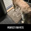 imageGORILLA GRIP Dog Doormat Absorbent Doormats for Muddy Dogs Paws 36x24 Machine Washable Soakstopper Rugs Cleaner Floors US Designed Pet Bed Door Mat Indoor Entrance Pets Rug Paw GrayBeige Ivory