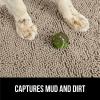 imageGORILLA GRIP Dog Doormat Absorbent Doormats for Muddy Dogs Paws 36x24 Machine Washable Soakstopper Rugs Cleaner Floors US Designed Pet Bed Door Mat Indoor Entrance Pets Rug Paw GrayBeige
