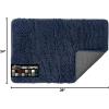 imageGORILLA GRIP Dog Doormat Absorbent Doormats for Muddy Dogs Paws 36x24 Machine Washable Soakstopper Rugs Cleaner Floors US Designed Pet Bed Door Mat Indoor Entrance Pets Rug Paw GrayNavy