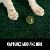 imageGORILLA GRIP Dog Doormat Absorbent Doormats for Muddy Dogs Paws 36x24 Machine Washable Soakstopper Rugs Cleaner Floors US Designed Pet Bed Door Mat Indoor Entrance Pets Rug Paw GrayDeep Green