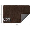 imageGORILLA GRIP Dog Doormat Absorbent Doormats for Muddy Dogs Paws 36x24 Machine Washable Soakstopper Rugs Cleaner Floors US Designed Pet Bed Door Mat Indoor Entrance Pets Rug Paw GrayBrown