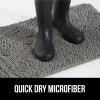 imageGORILLA GRIP Dog Doormat Absorbent Doormats for Muddy Dogs Paws 36x24 Machine Washable Soakstopper Rugs Cleaner Floors US Designed Pet Bed Door Mat Indoor Entrance Pets Rug Paw GrayGrey