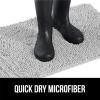 imageGORILLA GRIP Dog Doormat Absorbent Doormats for Muddy Dogs Paws 36x24 Machine Washable Soakstopper Rugs Cleaner Floors US Designed Pet Bed Door Mat Indoor Entrance Pets Rug Paw GrayLight Gray