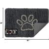imageGORILLA GRIP Dog Doormat Absorbent Doormats for Muddy Dogs Paws 36x24 Machine Washable Soakstopper Rugs Cleaner Floors US Designed Pet Bed Door Mat Indoor Entrance Pets Rug Paw GrayCharcoal Cloudy Sky