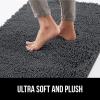 imageGORILLA GRIP Dog Doormat Absorbent Doormats for Muddy Dogs Paws 36x24 Machine Washable Soakstopper Rugs Cleaner Floors US Designed Pet Bed Door Mat Indoor Entrance Pets Rug Paw GrayCharcoal