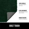 imageGORILLA GRIP Dog Doormat Absorbent Doormats for Muddy Dogs Paws 36x24 Machine Washable Soakstopper Rugs Cleaner Floors US Designed Pet Bed Door Mat Indoor Entrance Pets Rug Paw GrayDeep Green