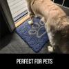 imageGORILLA GRIP Dog Doormat Absorbent Doormats for Muddy Dogs Paws 36x24 Machine Washable Soakstopper Rugs Cleaner Floors US Designed Pet Bed Door Mat Indoor Entrance Pets Rug Paw GrayNavy Cappuccino