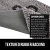 imageGORILLA GRIP Dog Doormat Absorbent Doormats for Muddy Dogs Paws 36x24 Machine Washable Soakstopper Rugs Cleaner Floors US Designed Pet Bed Door Mat Indoor Entrance Pets Rug Paw GrayGray Black