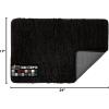 imageGORILLA GRIP Dog Doormat Absorbent Doormats for Muddy Dogs Paws 36x24 Machine Washable Soakstopper Rugs Cleaner Floors US Designed Pet Bed Door Mat Indoor Entrance Pets Rug Paw GrayBlack