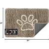 imageGORILLA GRIP Dog Doormat Absorbent Doormats for Muddy Dogs Paws 36x24 Machine Washable Soakstopper Rugs Cleaner Floors US Designed Pet Bed Door Mat Indoor Entrance Pets Rug Paw GrayBeige Ivory