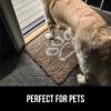 imageGORILLA GRIP Dog Doormat Absorbent Doormats for Muddy Dogs Paws 36x24 Machine Washable Soakstopper Rugs Cleaner Floors US Designed Pet Bed Door Mat Indoor Entrance Pets Rug Paw GrayBeige Ivory
