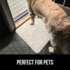 imageGORILLA GRIP Dog Doormat Absorbent Doormats for Muddy Dogs Paws 36x24 Machine Washable Soakstopper Rugs Cleaner Floors US Designed Pet Bed Door Mat Indoor Entrance Pets Rug Paw GrayCream