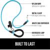 imageGORILLA GRIP Dog Leash Heavy Duty Reflective Rope Leashes for Large Medium Small Breed Dogs Puppy Training Essential for Walks Hikes Soft Handle Rotating Metal Clip Waste Bag Dispenser BlackBlue