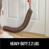 imageGORILLA GRIP Door Draft Stopper for Bottom of Doors Weather Stripping Seal Blocks Hot Air Noise Bugs Keeps Cold AC in Sound Proofing Easy Install Gap Filler Home Essentials 32 Inch Slate GrayBrown