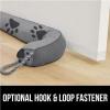 imageGORILLA GRIP Door Draft Stopper for Bottom of Doors Weather Stripping Seal Blocks Hot Air Noise Bugs Keeps Cold AC in Sound Proofing Easy Install Gap Filler Home Essentials 32 Inch Slate GrayGray Black Paw