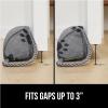 imageGORILLA GRIP Door Draft Stopper for Bottom of Doors Weather Stripping Seal Blocks Hot Air Noise Bugs Keeps Cold AC in Sound Proofing Easy Install Gap Filler Home Essentials 32 Inch Slate GrayGray Black Paw