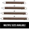 imageGORILLA GRIP Door Draft Stopper for Bottom of Doors Weather Stripping Seal Blocks Hot Air Noise Bugs Keeps Cold AC in Sound Proofing Easy Install Gap Filler Home Essentials 32 Inch Slate GrayBrown