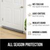 imageGORILLA GRIP Door Draft Stopper for Bottom of Doors Weather Stripping Seal Blocks Hot Air Noise Bugs Keeps Cold AC in Sound Proofing Easy Install Gap Filler Home Essentials 32 Inch Slate GrayGray