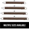 imageGORILLA GRIP Door Draft Stopper for Bottom of Doors Weather Stripping Seal Blocks Hot Air Noise Bugs Keeps Cold AC in Sound Proofing Easy Install Gap Filler Home Essentials 32 Inch Slate GrayBrown