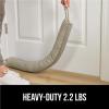 imageGORILLA GRIP Door Draft Stopper for Bottom of Doors Weather Stripping Seal Blocks Hot Air Noise Bugs Keeps Cold AC in Sound Proofing Easy Install Gap Filler Home Essentials 32 Inch Slate GrayBeige