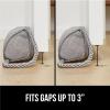 imageGORILLA GRIP Door Draft Stopper for Bottom of Doors Weather Stripping Seal Blocks Hot Air Noise Bugs Keeps Cold AC in Sound Proofing Easy Install Gap Filler Home Essentials 32 Inch Slate GrayGray