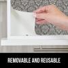 imageGORILLA GRIP DripGuard Drawer and Shelf Liner for Cabinet Slip Resistant Non Adhesive Protection for Kitchen BPA Free Smooth Surface Plastic Liners for Cabinets Bathroom Drawers 12x120 Inch WhiteBeigeCream