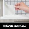 imageGORILLA GRIP DripGuard Drawer and Shelf Liner for Cabinet Slip Resistant Non Adhesive Protection for Kitchen BPA Free Smooth Surface Plastic Liners for Cabinets Bathroom Drawers 12x120 Inch WhiteStripe GrayWhite